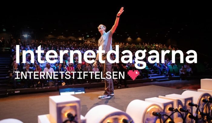 Talare på scenen Internetdagarna 2019